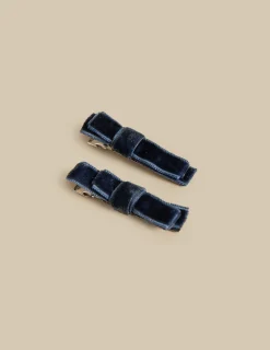 Store 2 LAZOS TERCIPELO AZUL Accesorios De Pelo