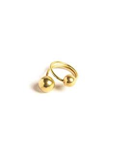 Sale ANILLO ESFERA DORADO Anillos