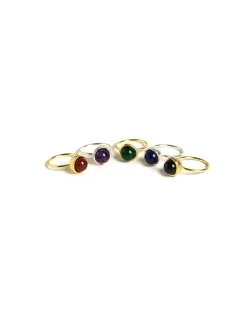 Best Sale ANILLO ESFERA PLATEADO AMATISTA Anillos
