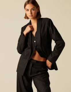 Discount BLAZER CHALECO RAYA BRILLO Blazers