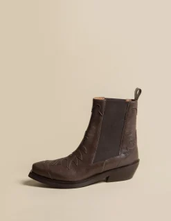 Sale BOTÍN COWBOY MARRÓN Zapatos