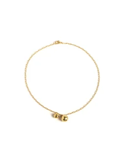 Sale CADENA ESFERAS DORADA Collares Y Gargantillas