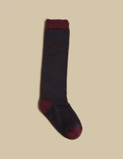 Outlet CALCETIN RAYAS AZUL Calcetines|Calcetines