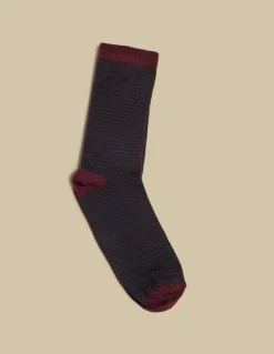Hot CALCETIN RAYAS AZUL Calcetines