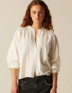 Best Sale CAMISA CRUDA TIRA ENCAJE Camisas