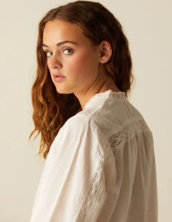 Best Sale CAMISA CRUDA TIRA ENCAJE Camisas