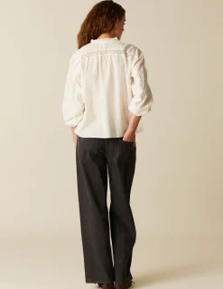 Best Sale CAMISA CRUDA TIRA ENCAJE Camisas