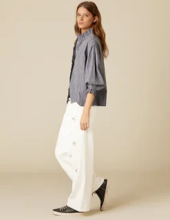 Clearance CAMISA RAYA AZUL LUREX Camisas