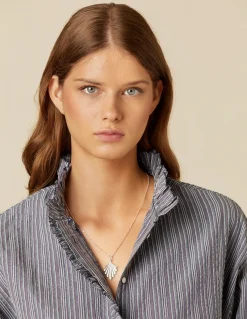 Clearance CAMISA RAYA AZUL LUREX Camisas