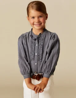 New CAMISA RAYA AZUL LUREX Camisas