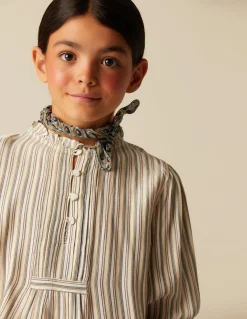 Sale CAMISA RAYA AZUL MOSTAZA Camisas