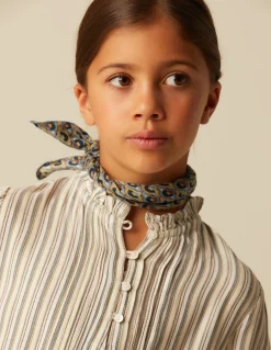 Shop CAMISA RAYA AZUL MOSTAZA Camisas