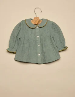 Discount CAMISA VERDE PESPUNTE MOSTAZA Camisas