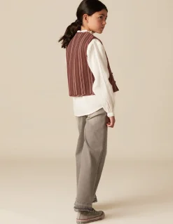 Flash Sale CHALECO RAYA MARRÓN Chalecos