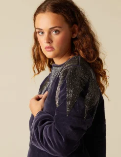Shop CHAQUETA BEADS TERCIOPELO Ropa De Abrigo
