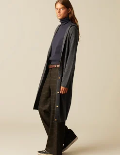 Discount CHAQUETA LARGA CAPUCHA ANTRACITA Punto