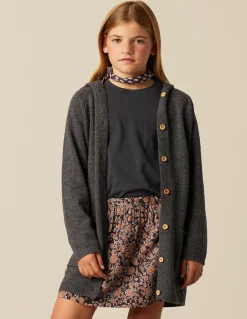 Shop CHAQUETA LARGA CAPUCHA ANTRACITA Punto