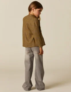 Hot CHAQUETA MAO ESPIGA MARRÓN Ropa De Abrigo