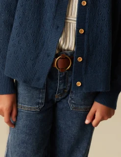 Clearance CHAQUETA PUNTO DIBUJO AZUL Punto