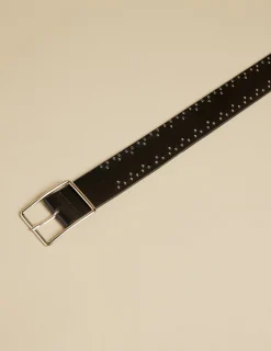 Clearance CINTURÓN ZIG ZAG NEGRO Cinturones