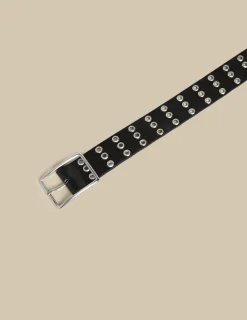 Store CINTURON NEGRO OJETES ROCK Cinturones