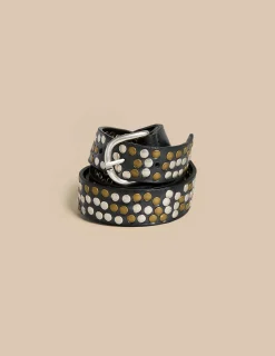 Outlet CINTURON NEGRO TACHAS ROCK Cinturones