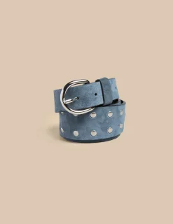 Best CINTURON SERRAJE AZUL TACHAS Cinturones