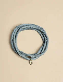 Outlet COLLAR LARGO MADERA VERDE Collares|Collares