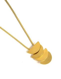 Shop COLLAR LUNAS DORADO Collares Y Gargantillas