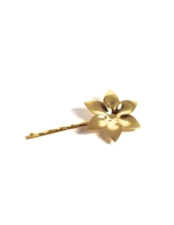 Shop HORQUILLA FLOR PICOS DORADA Accesorios De Pelo