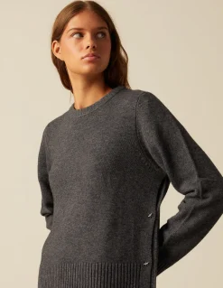 Flash Sale JERSEY ABERTURAS LATERALES ANTRACITA Punto