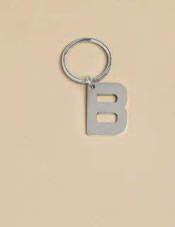 Best Sale LLAVERO 'B' PLATEADO Llaveros|Llaveros
