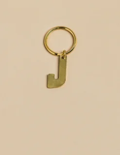 Shop LLAVERO 'J' DORADO Llaveros|Llaveros