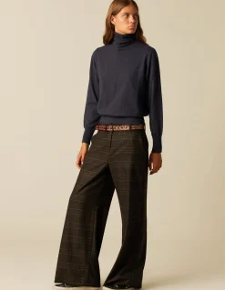 Best PANTALÓN ANCHO CUADRO Pantalones