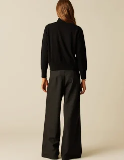 Best PANTALÓN ANCHO DIBUJO GRIS Pantalones