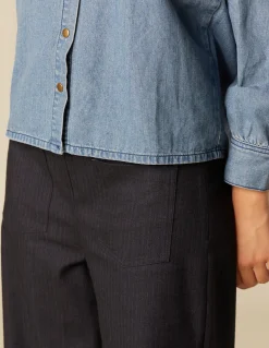 Sale PANTALÓN ANCHO ESPIGA Pantalones