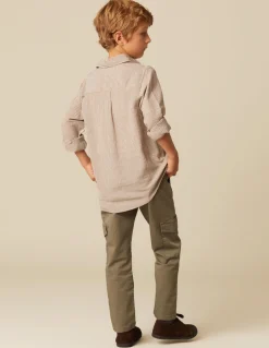 New PANTALÓN CARGO LARGO VERDE Pantalones