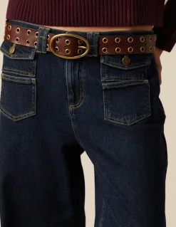 Hot PANTALÓN MIX BOLSILLOS BLUE BLACK Denim|Pantalones