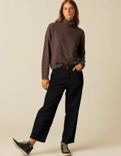 Shop PANTALÓN PANA AZUL ZIG ZAG Pantalones