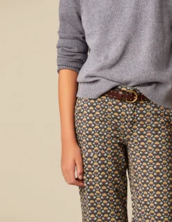 New PANTALÓN PRINT GEOMéTRICO Denim|Pantalones