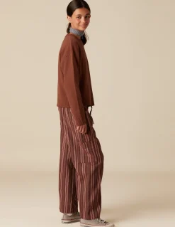 Store PANTALÓN RAYA MARRÓN Pantalones