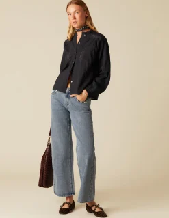 Sale PANTALÓN TACHUELAS AZUL Denim|Pantalones