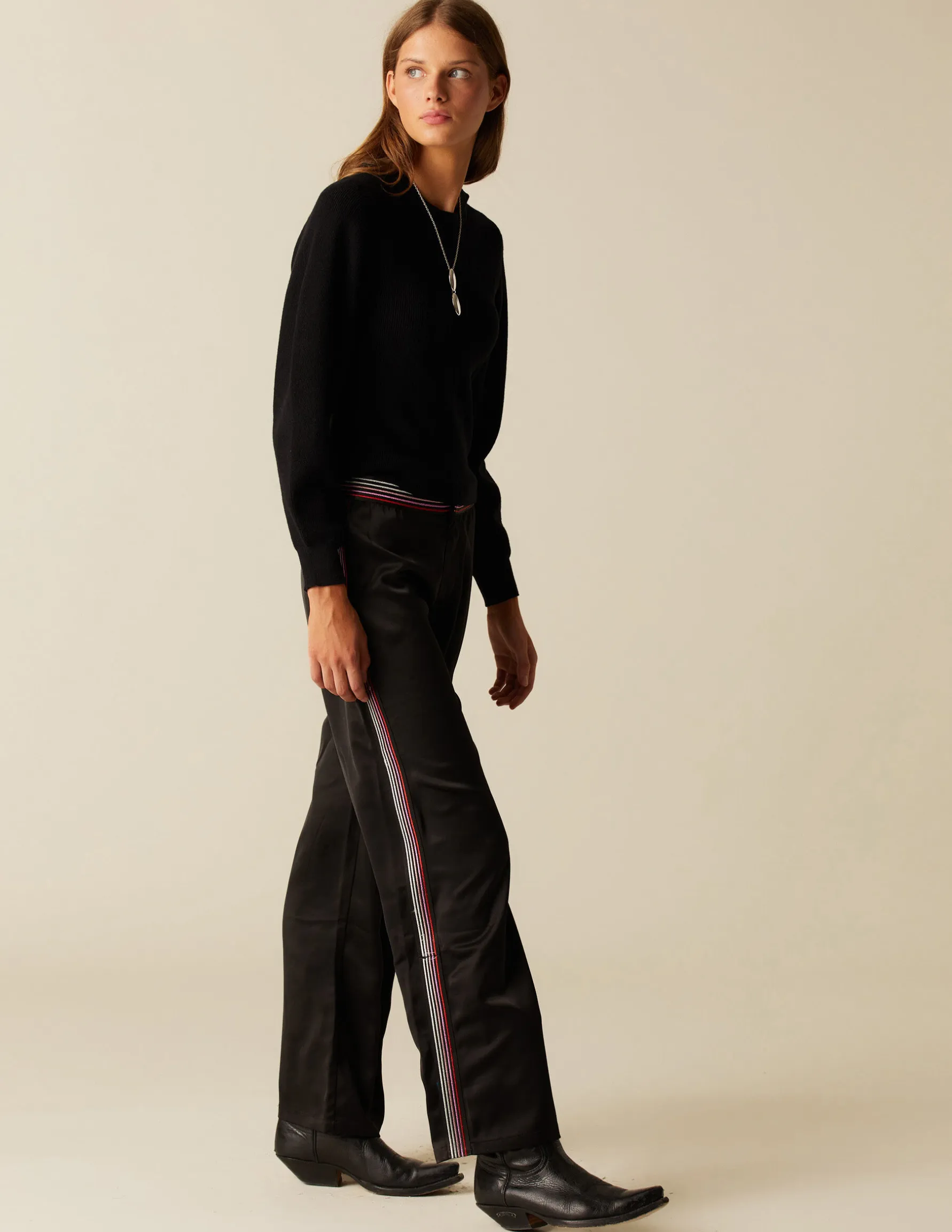 Discount PANTALÓN TIRA MULTICOLOR Pantalones