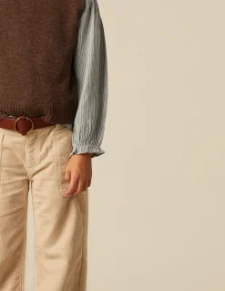 Outlet PANTALÓN WIDE LEG PANA ARENA Pantalones