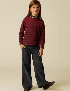 Discount PANTALÓN WIDE LEG PANA AZUL Pantalones