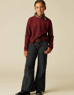 Sale PANTALÓN WIDE LEG PANA AZUL Pantalones