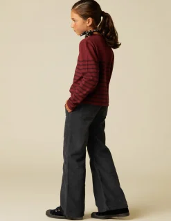 Sale PANTALÓN WIDE LEG PANA AZUL Pantalones