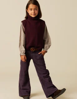 Cheap PANTALÓN WIDE LEG PANA Pantalones