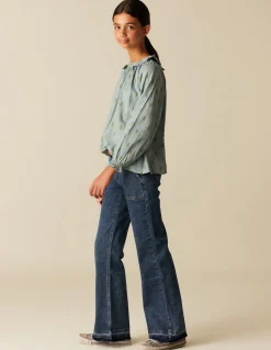 Best PANTALÓN WIDE LEG VAQUERO Denim|Pantalones