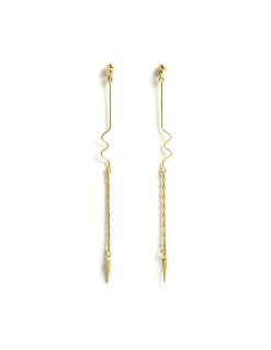 Outlet PENDIENTE FLECHA DORADA Pendientes